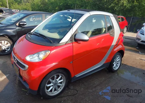 2008 Smart Fortwo Passion from USA, damaged, VIN WMEEK31X88K196509